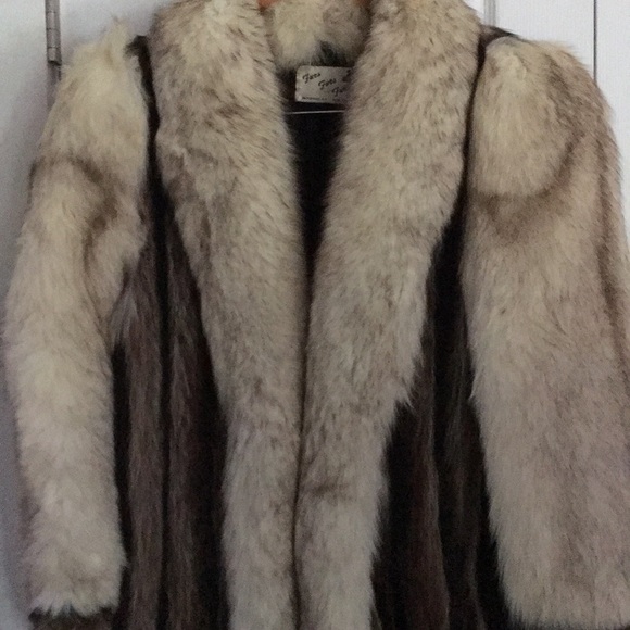 Fox and Raccoon Fur Coat